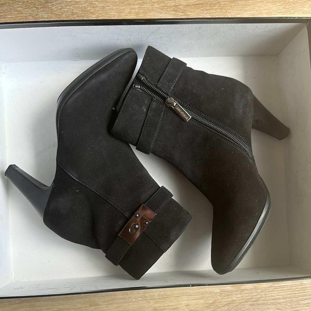 Aquatalia by Marvin K Black Ankle Boots Size 6